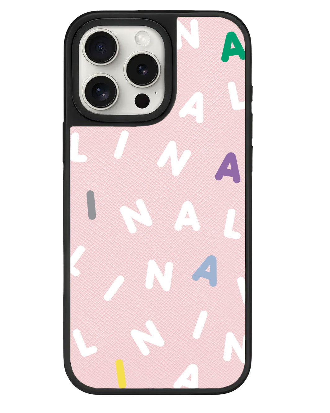 ที่จับหนังสำหรับ iPhone - CUSTOM MONOGRAM 2.0 สีขาว