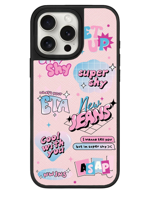 iPhone Leather Grip - กางเกงยีนส์ใหม่ Super Shy