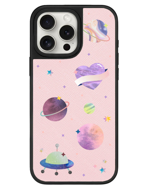 ที่จับหนังสำหรับ iPhone - Pink Planet
