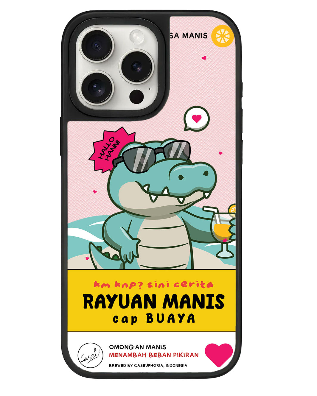 กริปหนังสำหรับ iPhone - แคปบัวญ่า