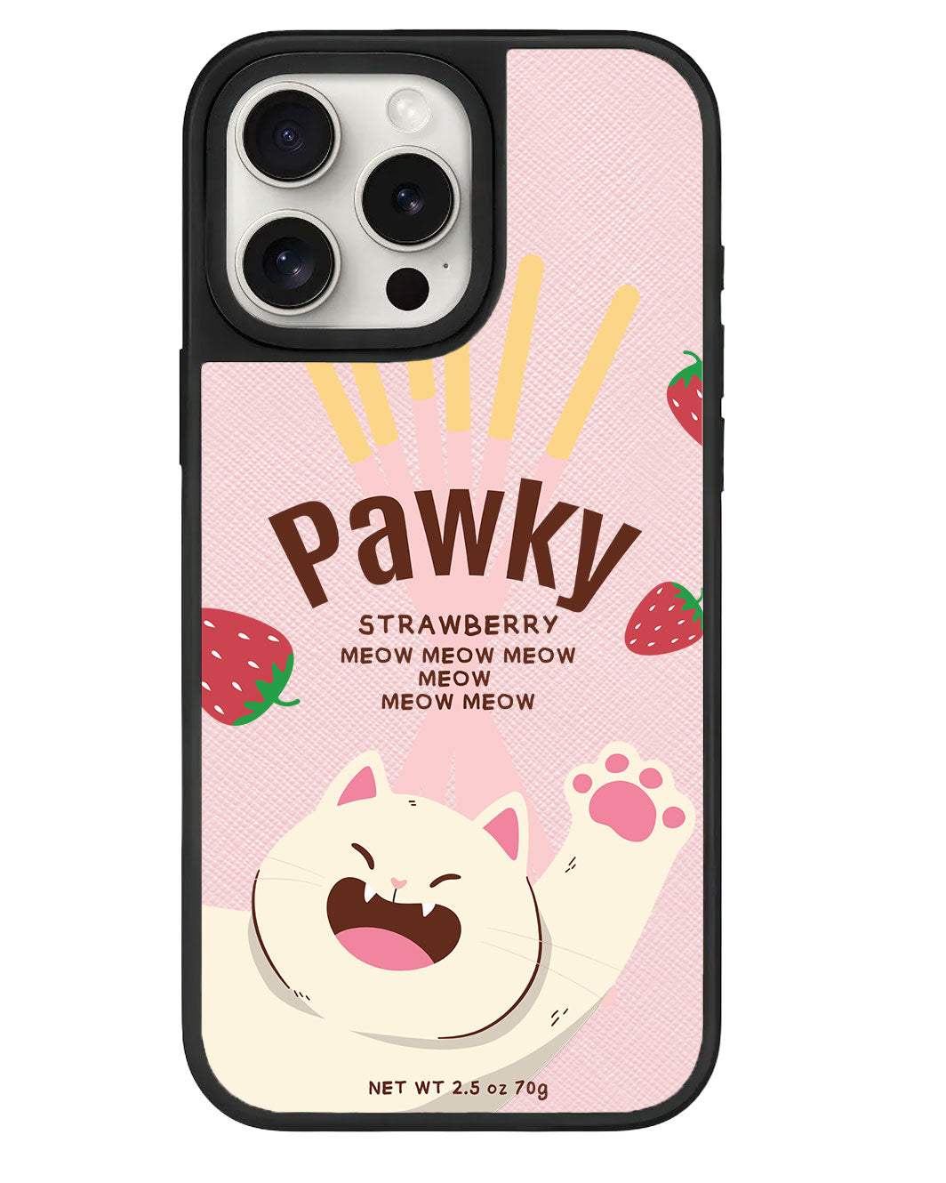 ที่จับหนังสำหรับ iPhone - Pawky Cat