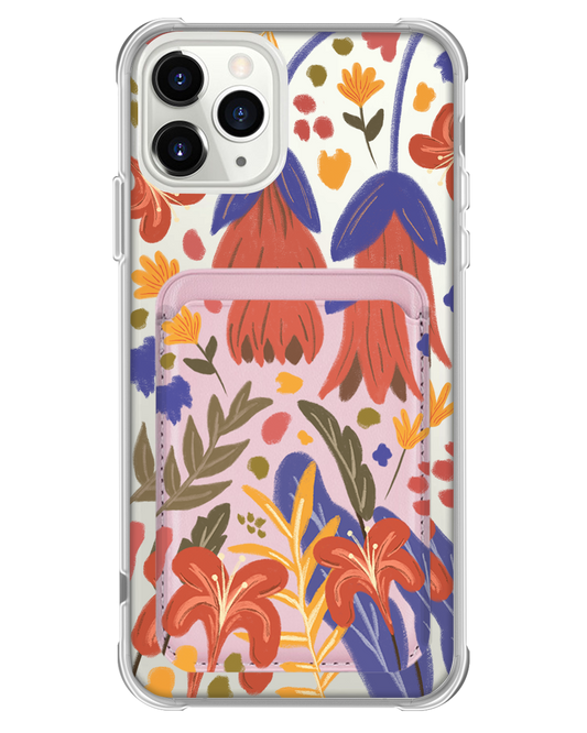 iPhone Magnetic Wallet Case - Nature Lovers