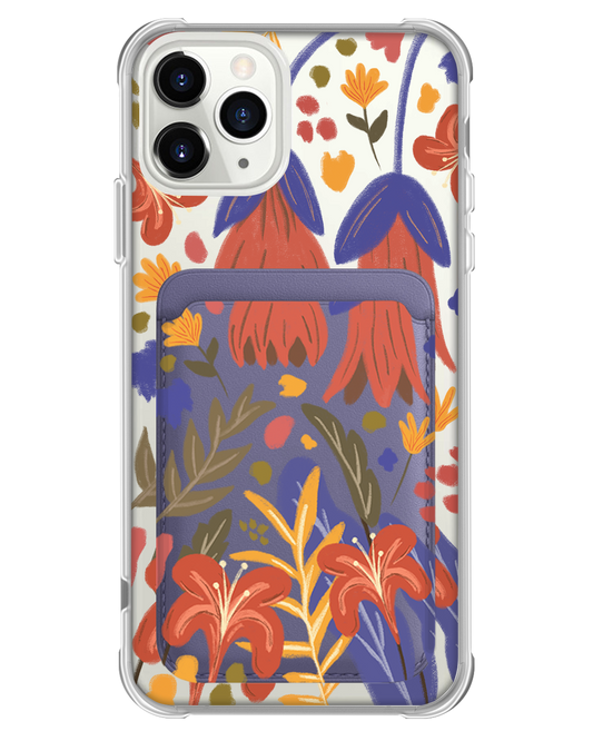 iPhone Magnetic Wallet Case - Nature Lovers