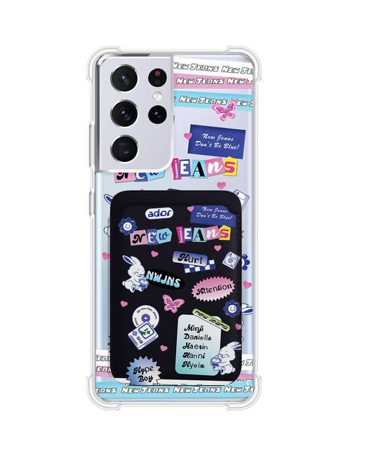 Android Magnetic Wallet Case - New Jeans