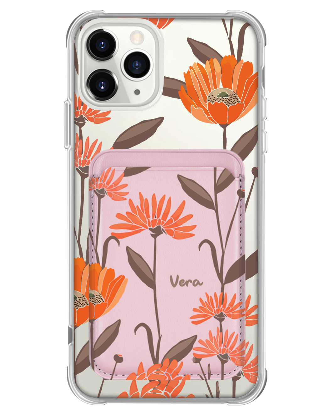 iPhone Magnetic Wallet Case - November Marigold