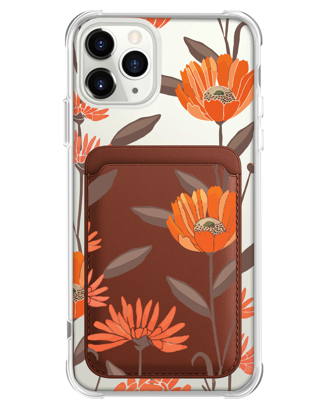 iPhone Magnetic Wallet Case - November Marigold