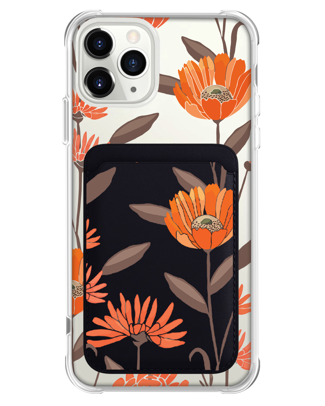 iPhone Magnetic Wallet Case - November Marigold