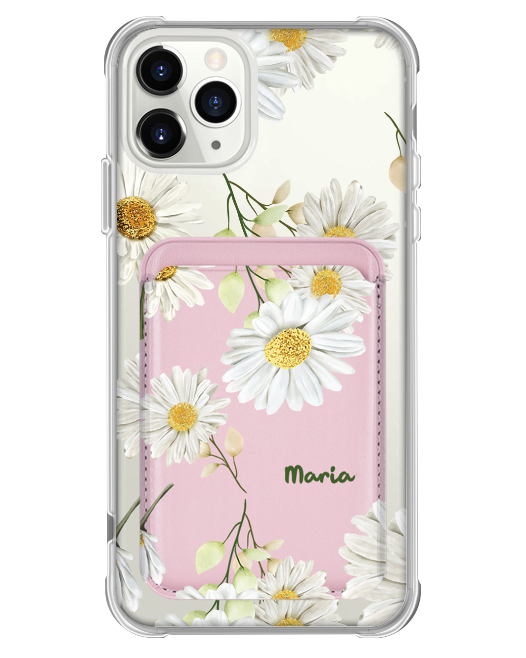 iPhone Magnetic Wallet Case - October Chrysanthemum