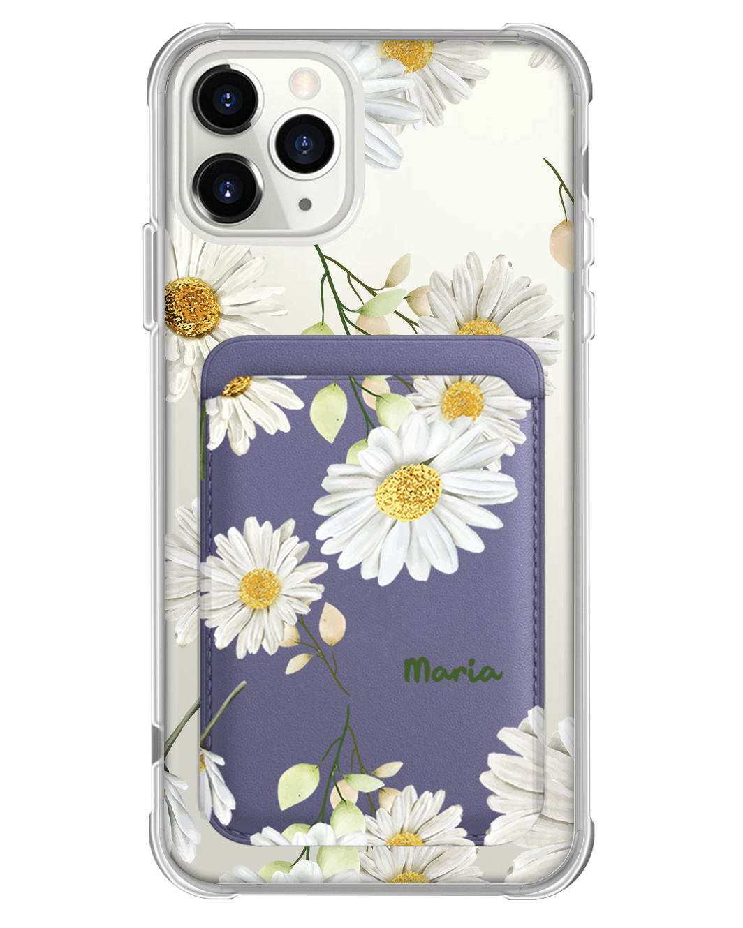 iPhone Magnetic Wallet Case - October Chrysanthemum