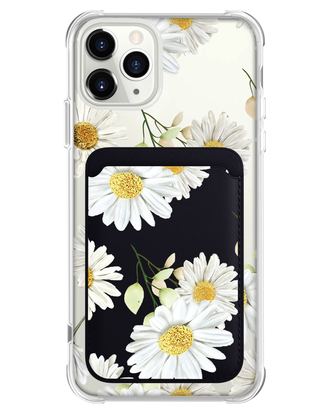 iPhone Magnetic Wallet Case - October Chrysanthemum
