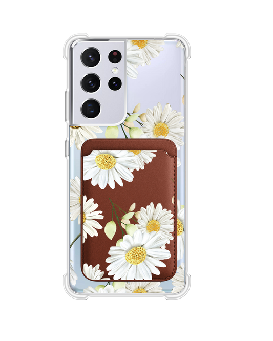 Android Magnetic Wallet Case - October Chrysanthemum