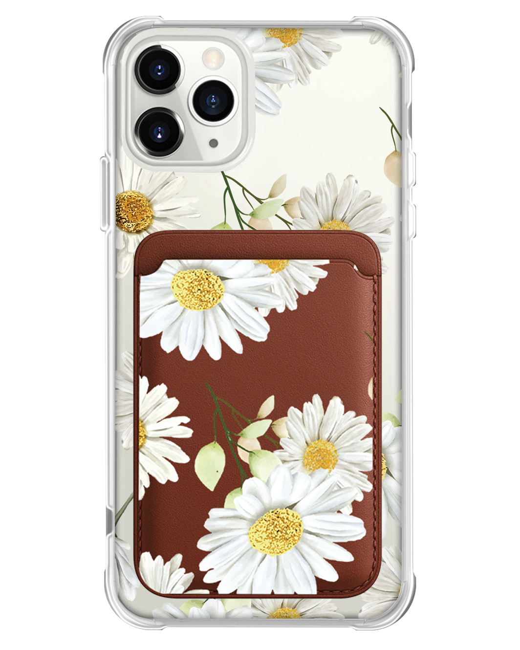 iPhone Magnetic Wallet Case - October Chrysanthemum