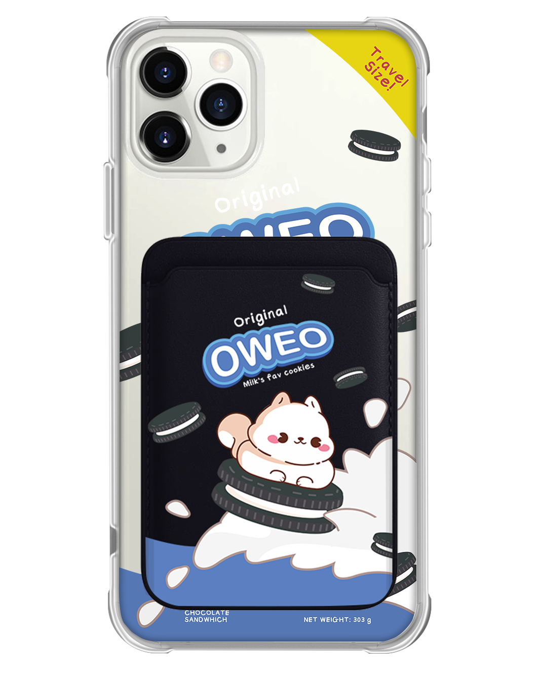 iPhone Magnetic Wallet Case - Oweo Dog
