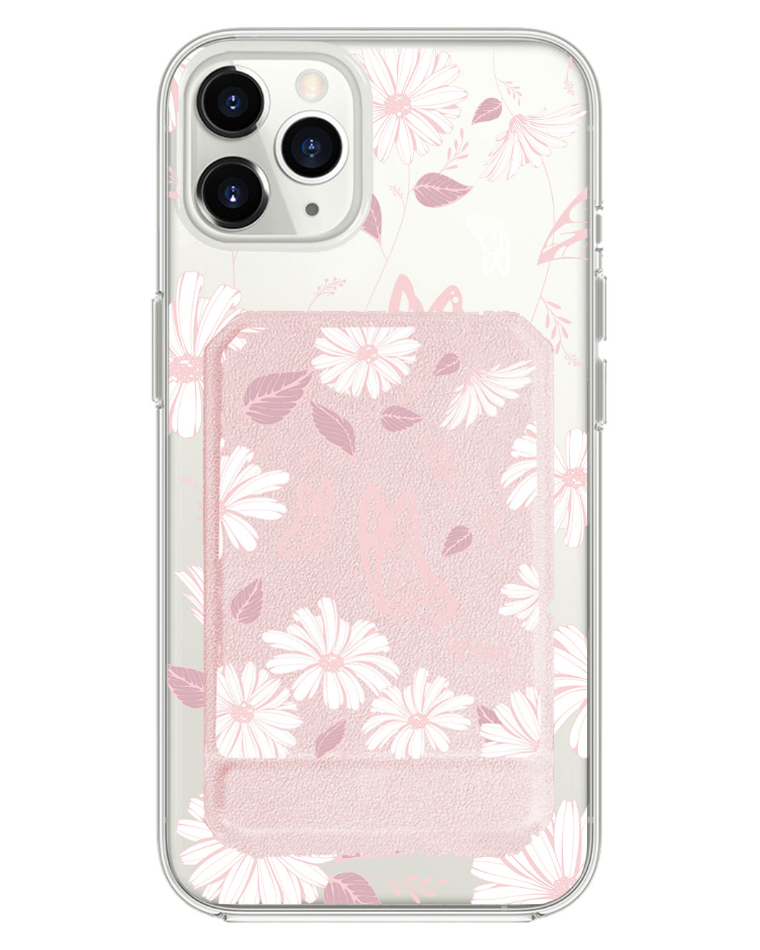 iPhone Magnetic Multifold Wallet - Butterfly & Daisy