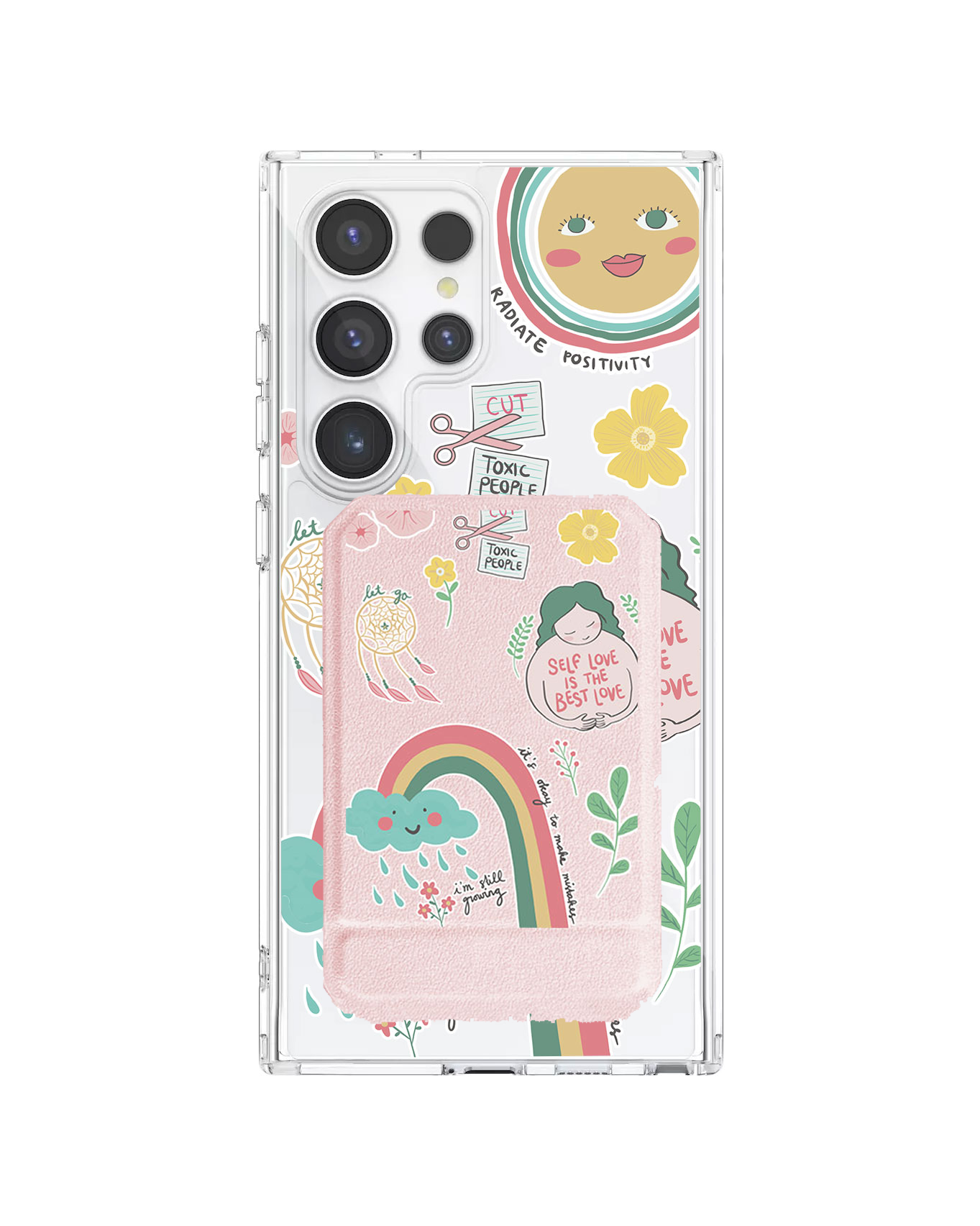 Android Magnetic Multifold Wallet - Self Love 1.0