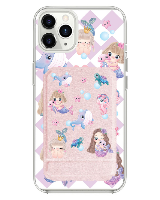 iPhone Magnetic Multifold Wallet - Little Mermaid