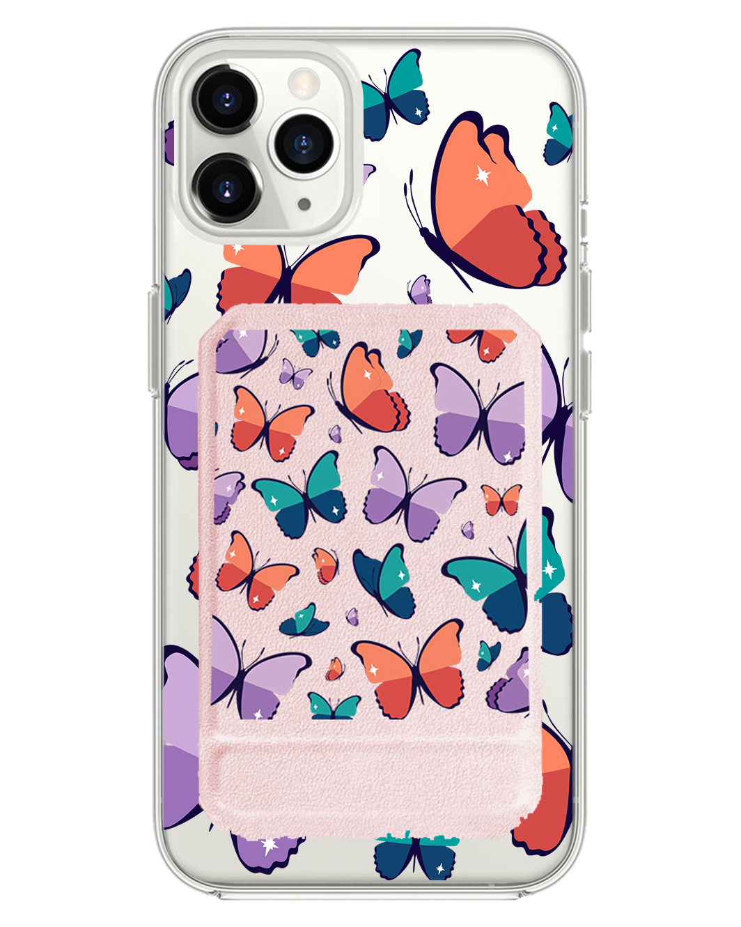 iPhone Magnetic Multifold Wallet - Butterfly
