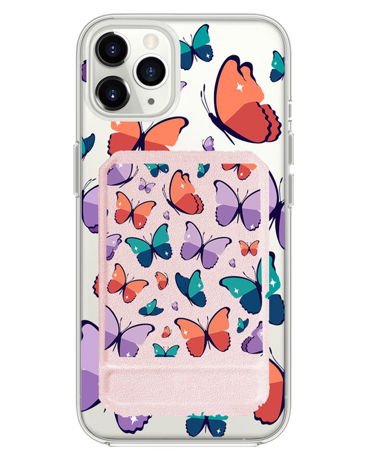 iPhone Magnetic Multifold Wallet - Butterfly