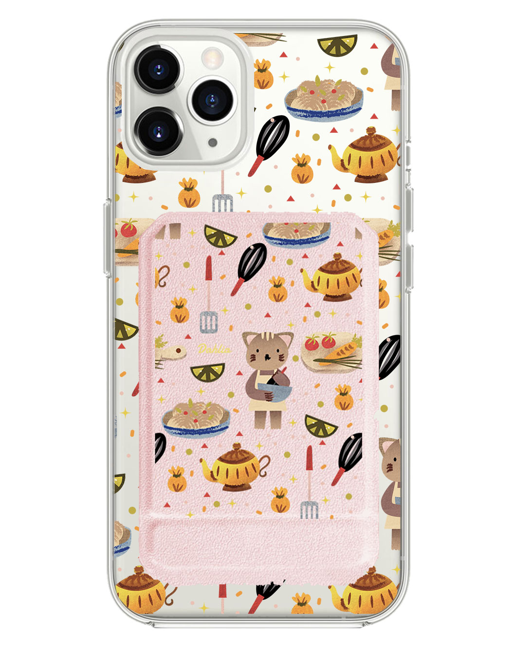 iPhone Magnetic Multifold Wallet - Cooking Cat