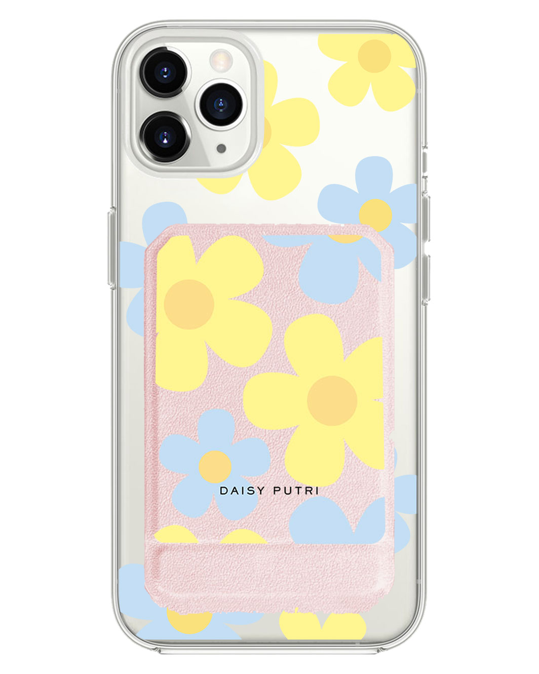 iPhone Magnetic Multifold Wallet - Daisy Skies