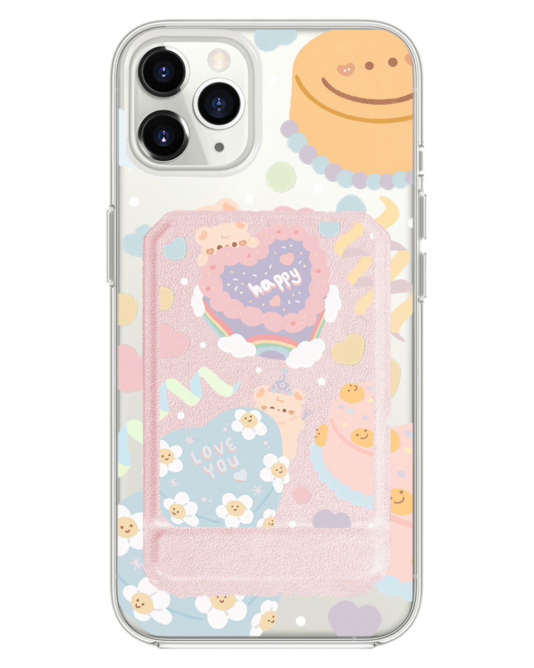 iPhone Magnetic Multifold Wallet - Cake Party