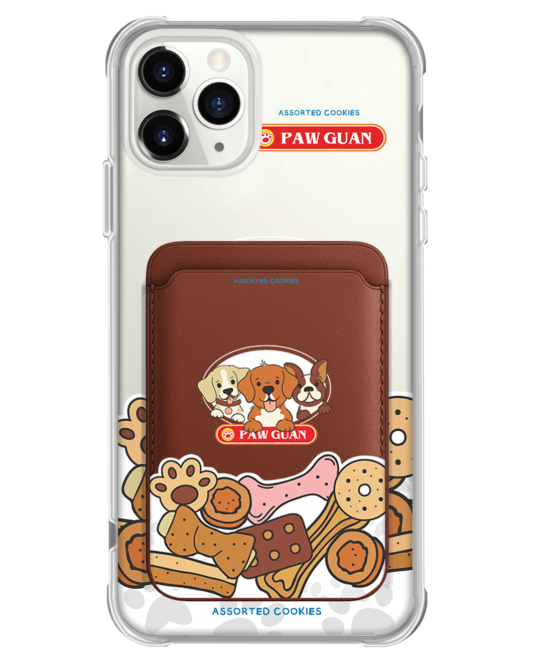iPhone Magnetic Wallet Case - Pawguan Dog
