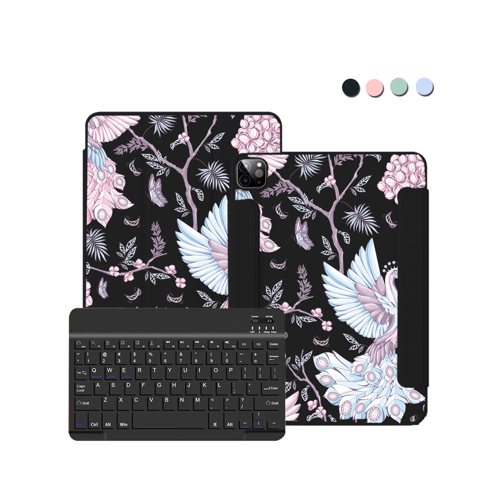 ฝาพับคีย์บอร์ดไร้สายสำหรับ iPad / Android - Peacock 2.0