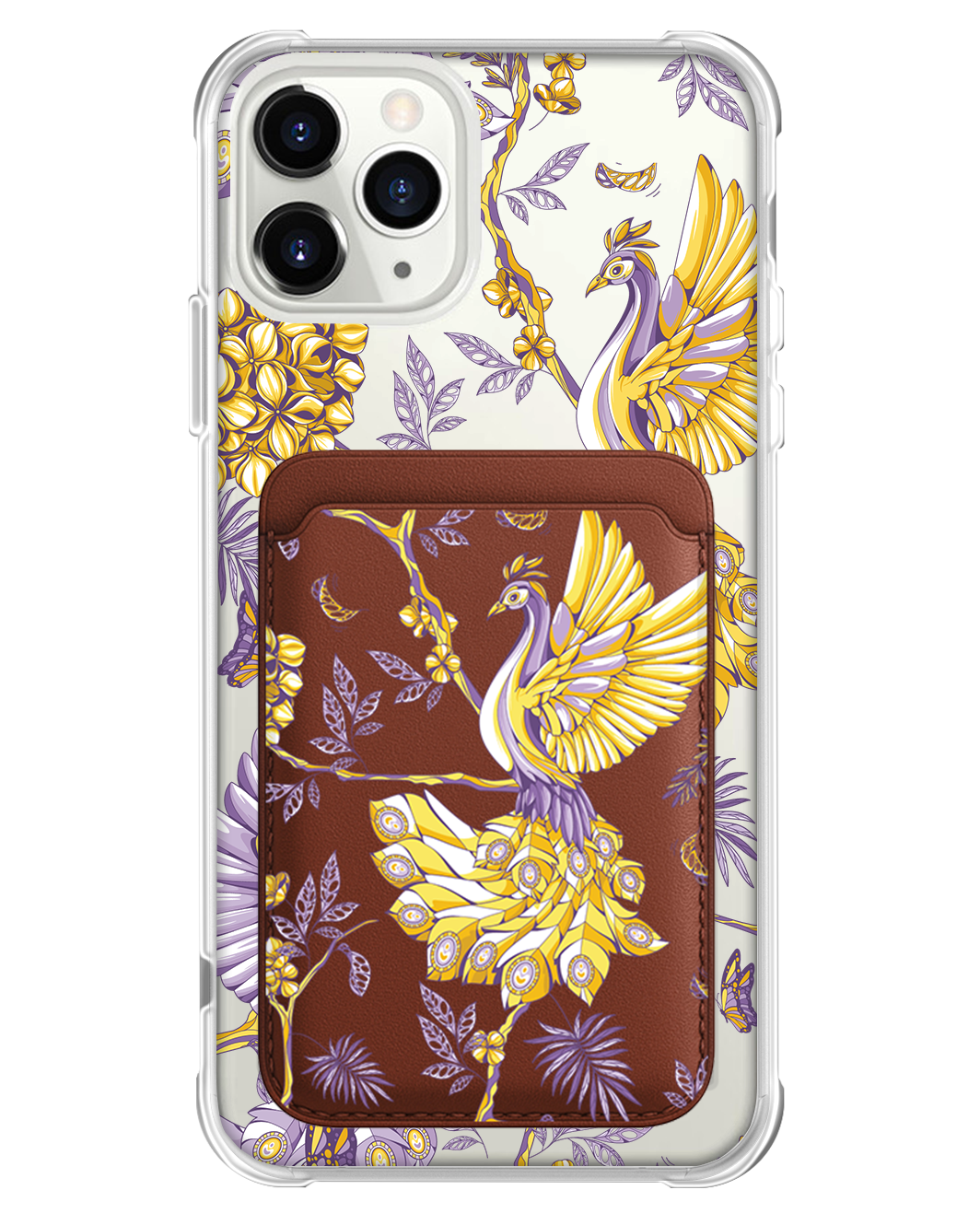 iPhone Magnetic Wallet Case - Peacock 3.0