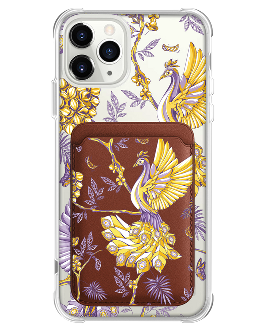 iPhone Magnetic Wallet Case - Peacock 3.0