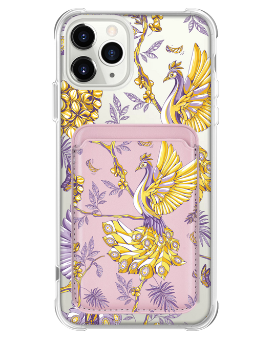 iPhone Magnetic Wallet Case - Peacock 3.0