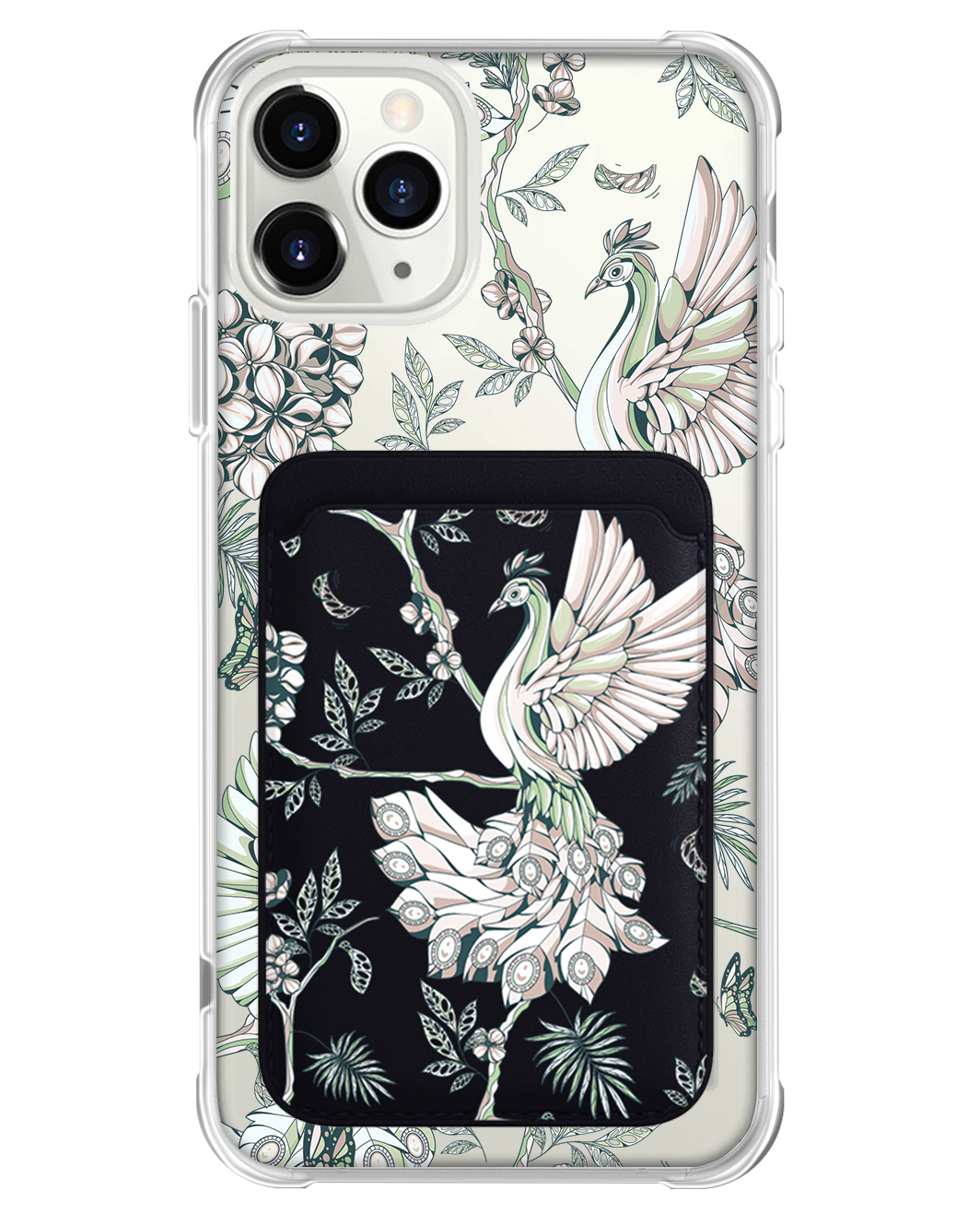 iPhone Magnetic Wallet Case - Peacock 4.0