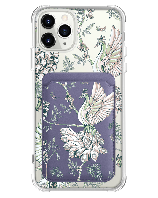 iPhone Magnetic Wallet Case - Peacock 4.0