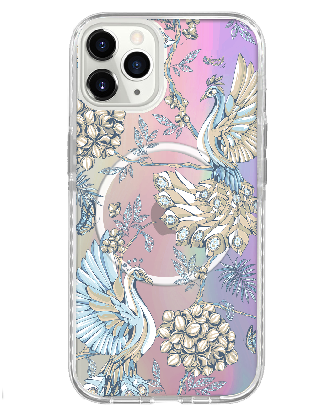 واقي خلفي لهاتف iPhone Holo - Peacock 5.0