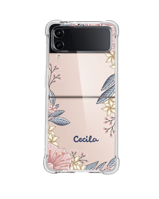 Android Flip / Fold Rearguard Hybrid - Pink Florals