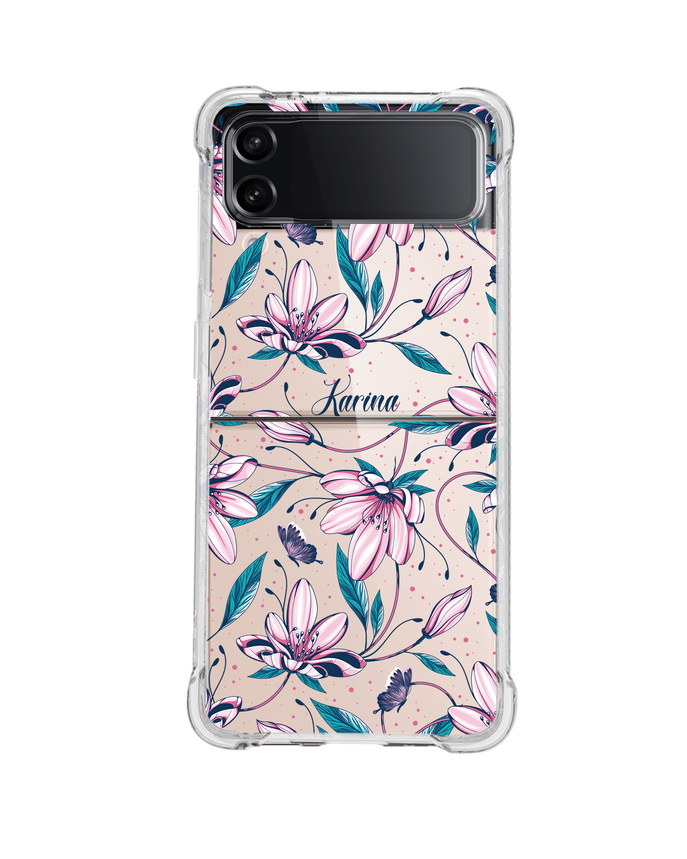 Android Flip / Fold Rearguard Hybrid - Pink Tulip