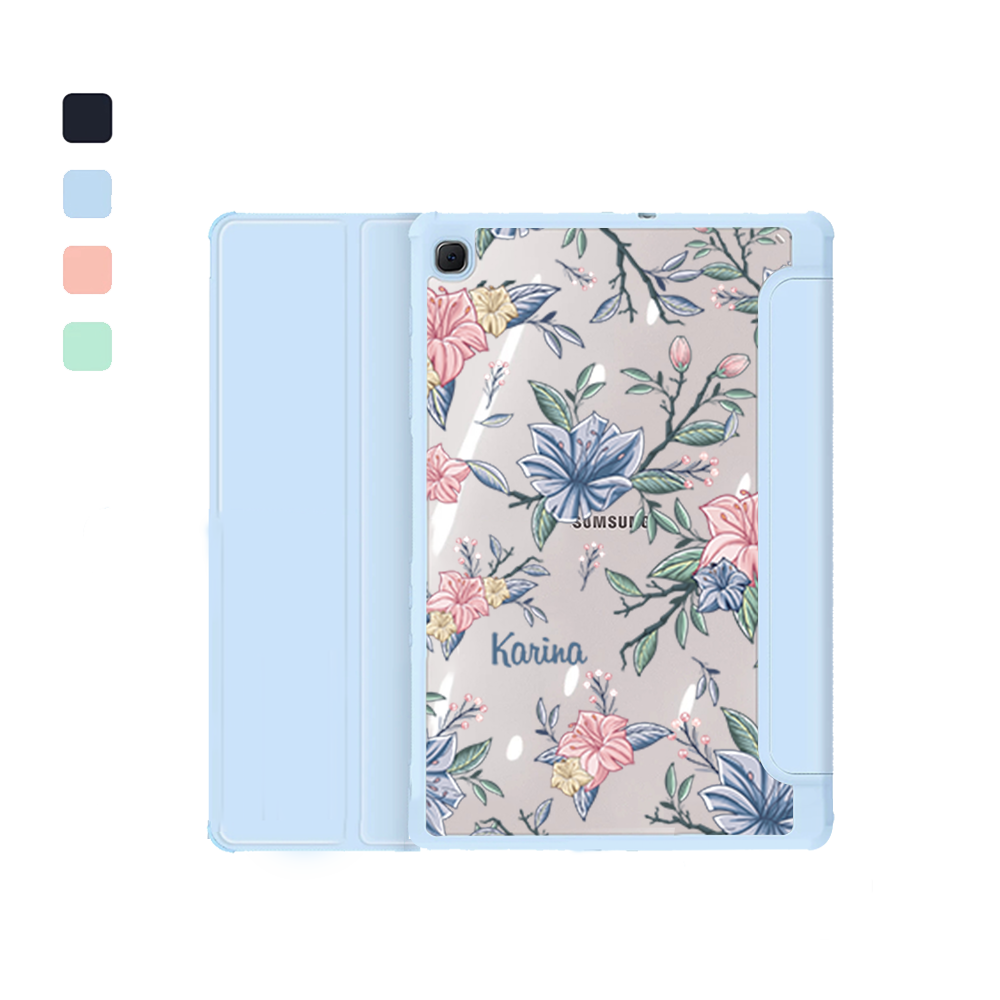 Android Tab Flipcover - Pink & Blue Florals