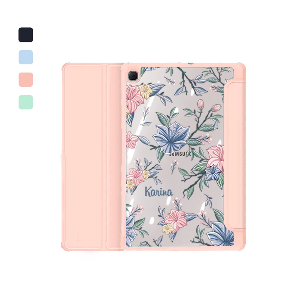 Android Tab Flipcover - Pink & Blue Florals