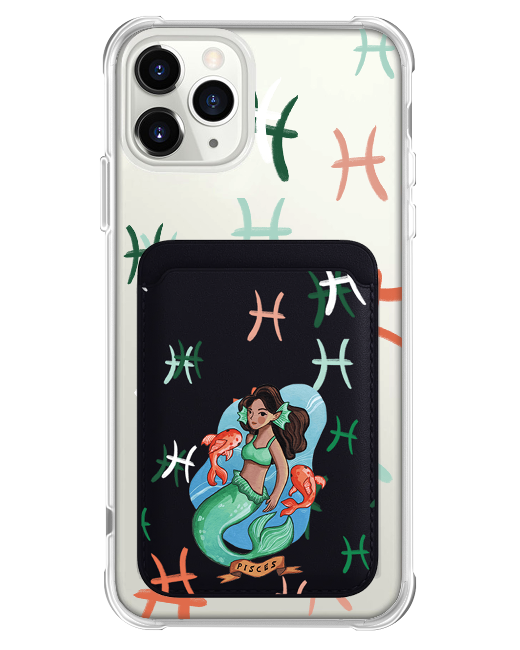iPhone Magnetic Wallet Case - Pisces