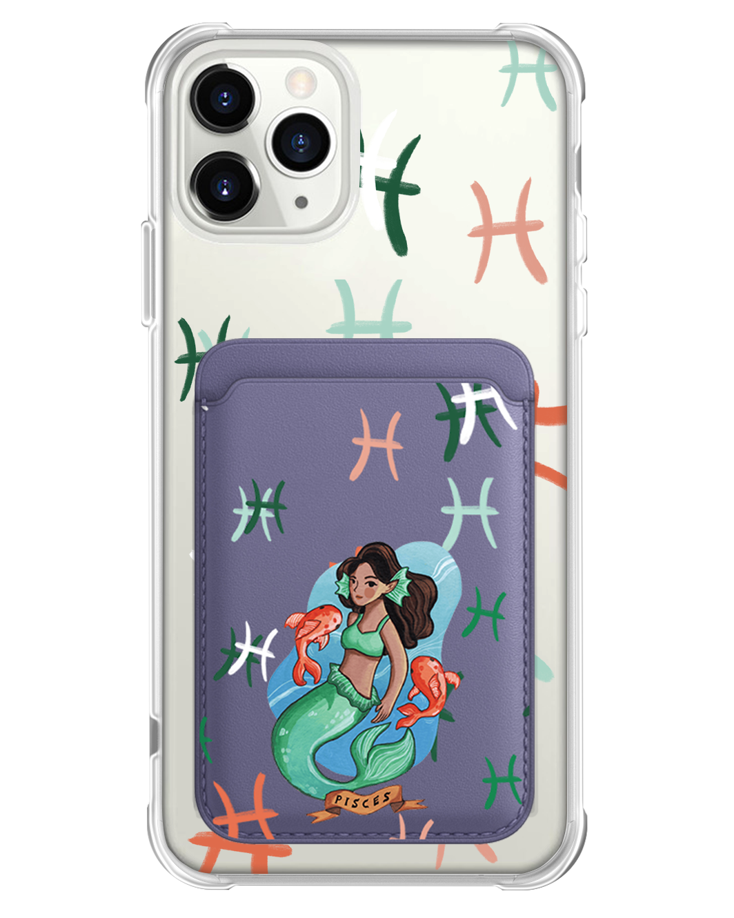 iPhone Magnetic Wallet Case - Pisces