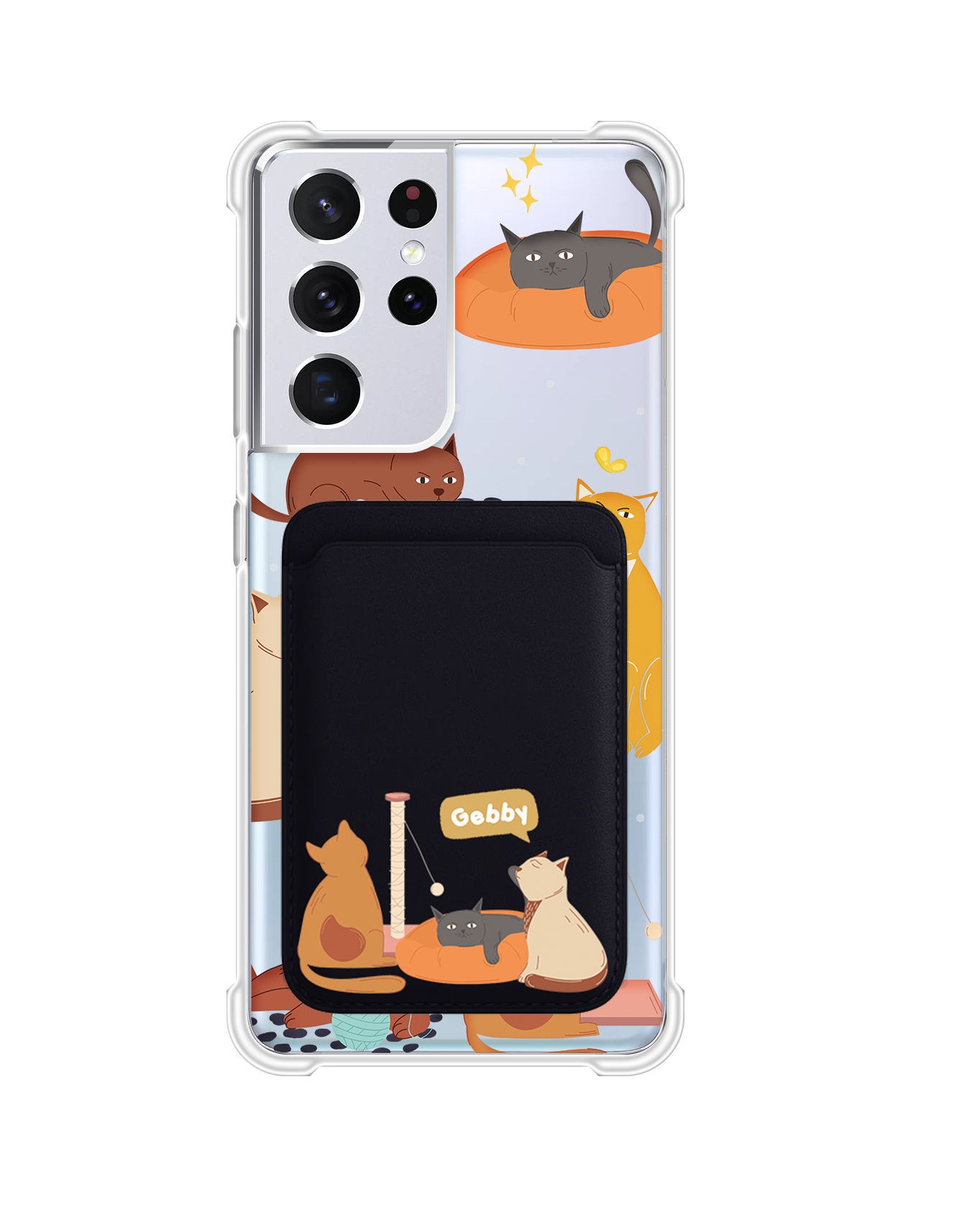เคสกระเป๋าสตางค์แม่เหล็กสำหรับ Android - Playful Cat 1.0