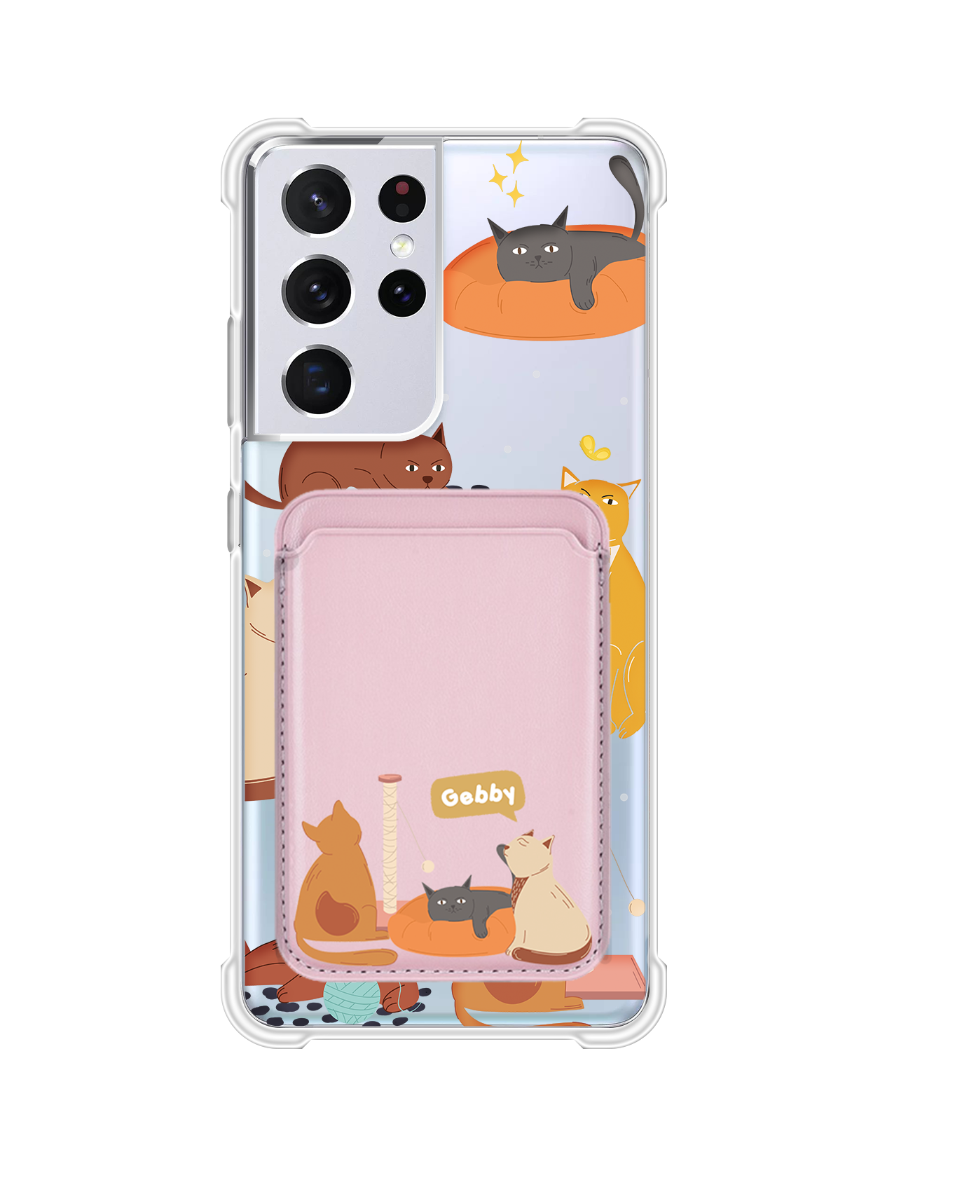 เคสกระเป๋าสตางค์แม่เหล็กสำหรับ Android - Playful Cat 1.0