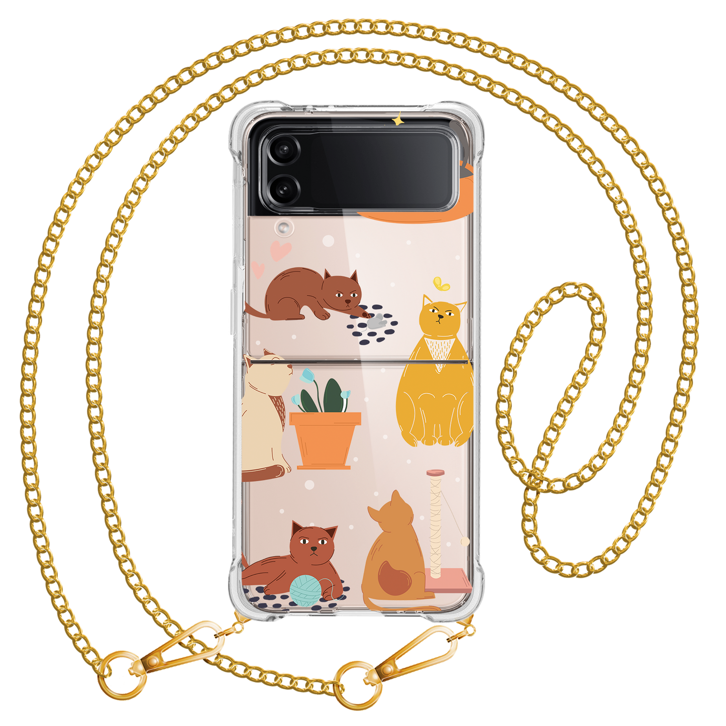 Android Flip / Fold Rearguard Hybrid - Playful Cat 1.0
