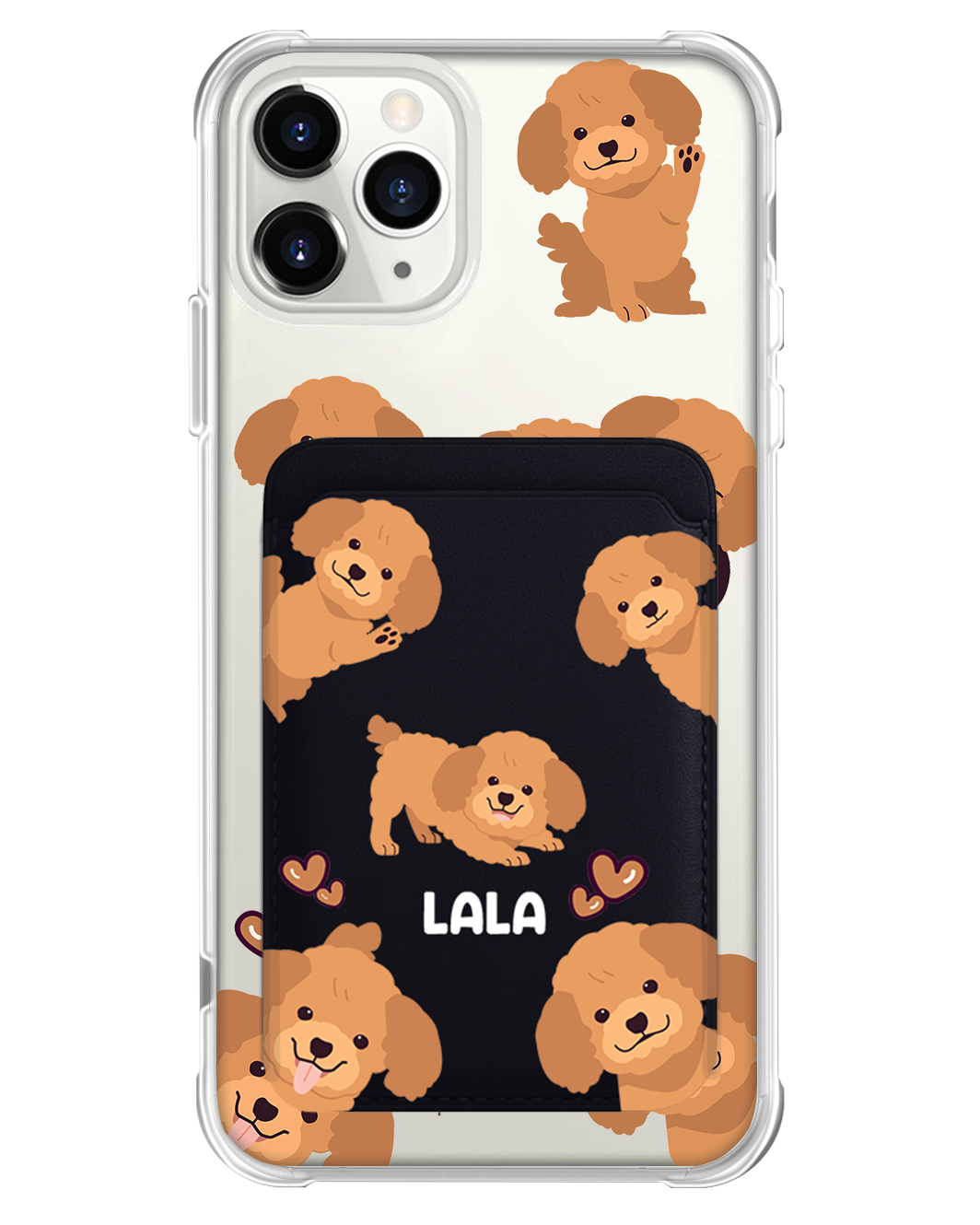 iPhone Magnetic Wallet Case - Poodle Squad 1.0