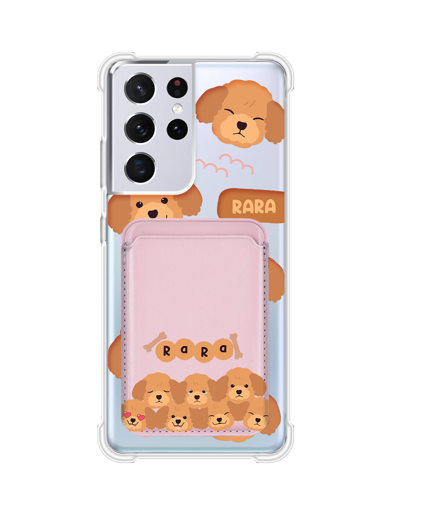 เคสกระเป๋าสตางค์แม่เหล็กสำหรับ Android - Poodle Squad 3.0