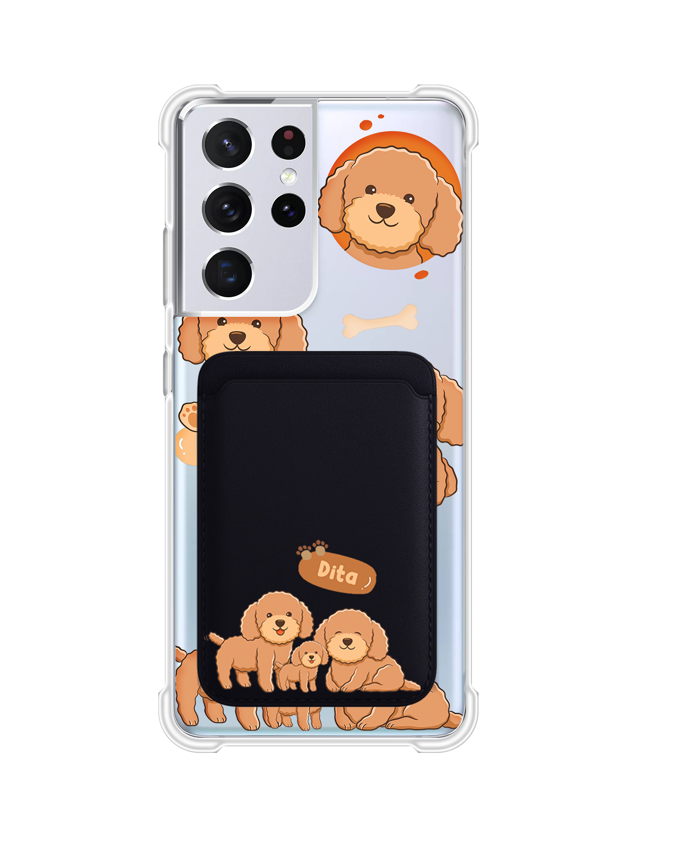 เคสกระเป๋าสตางค์แม่เหล็กสำหรับ Android - Poodle Squad 4.0