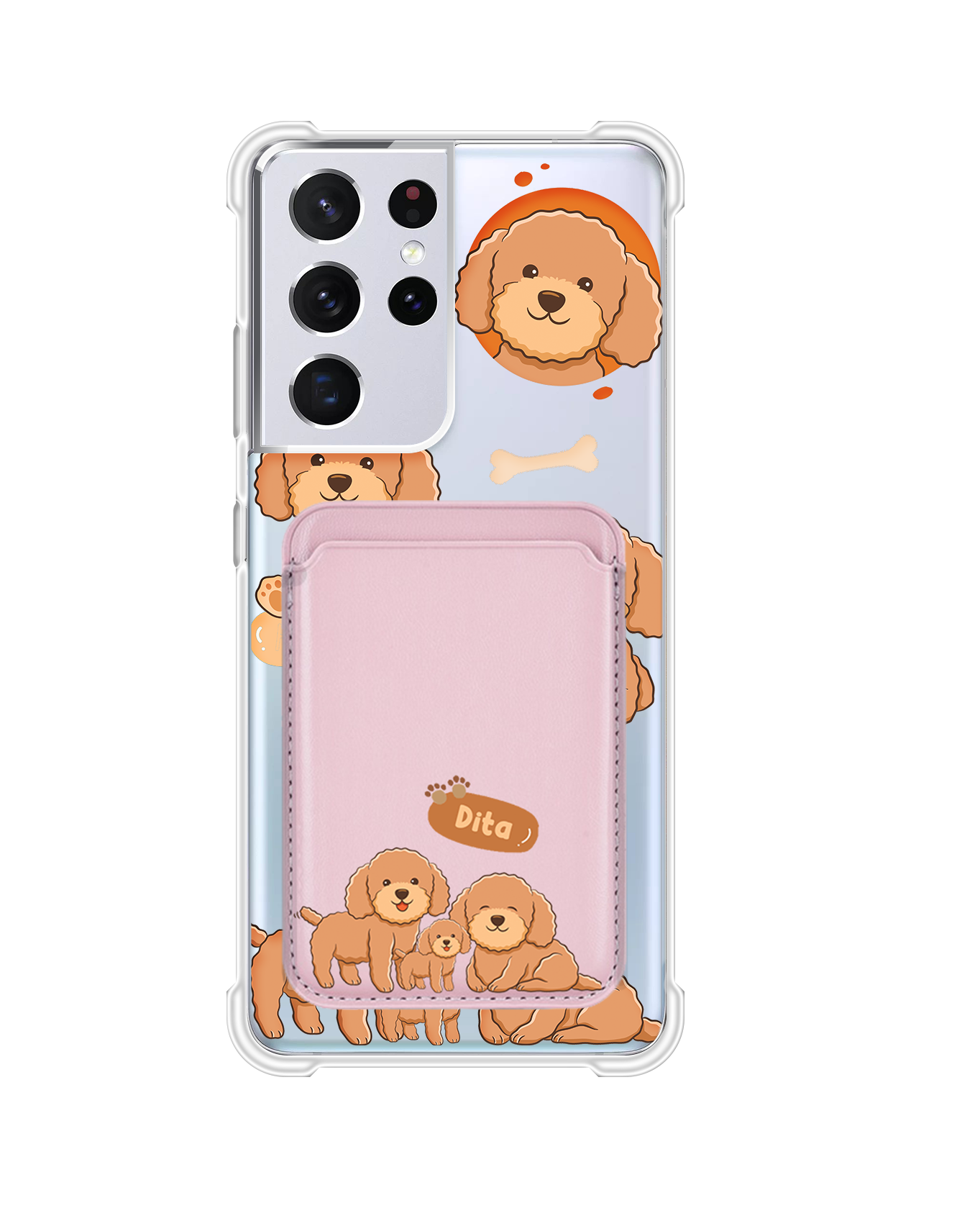 เคสกระเป๋าสตางค์แม่เหล็กสำหรับ Android - Poodle Squad 4.0
