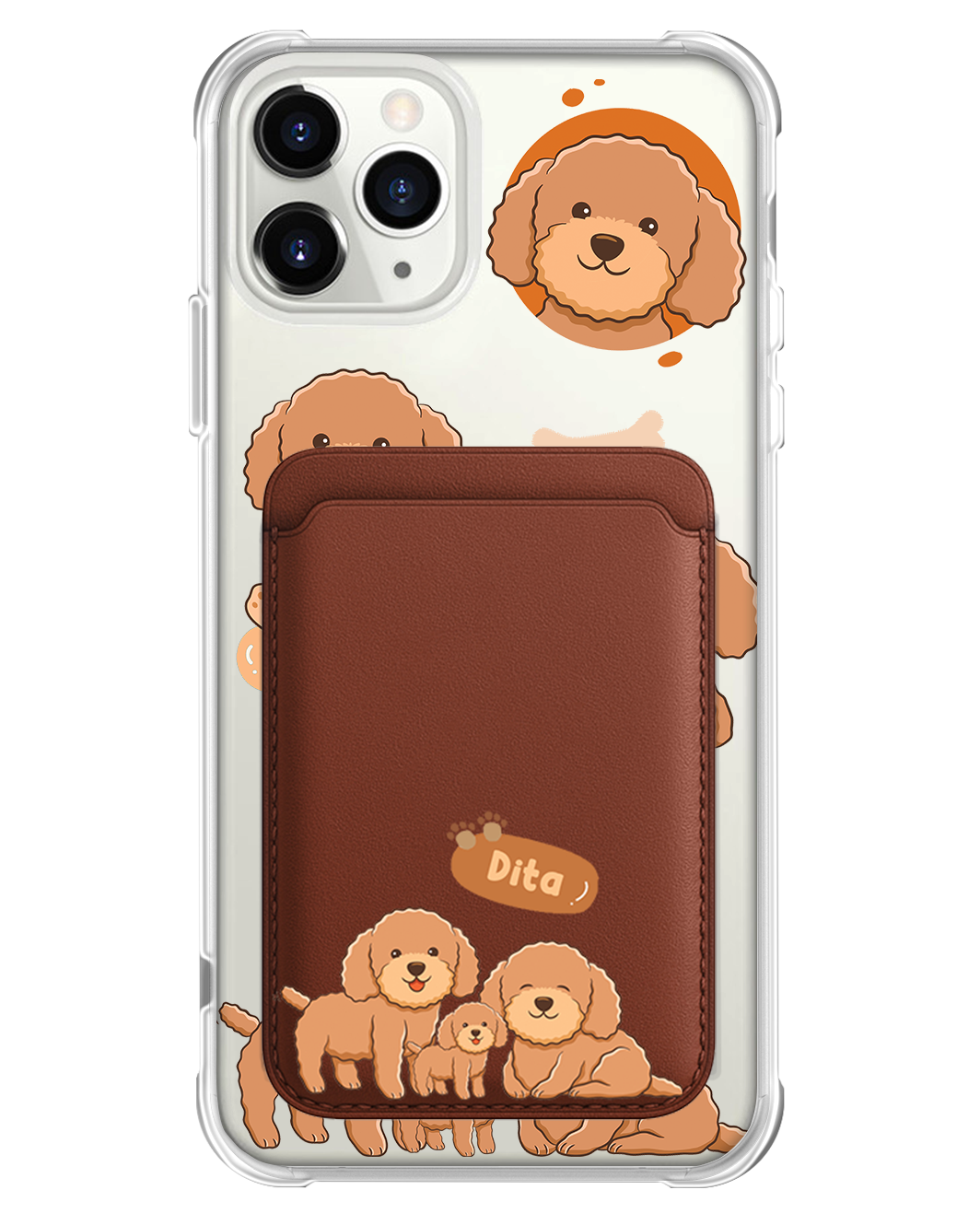 iPhone Magnetic Wallet Case - Poodle Squad 4.0