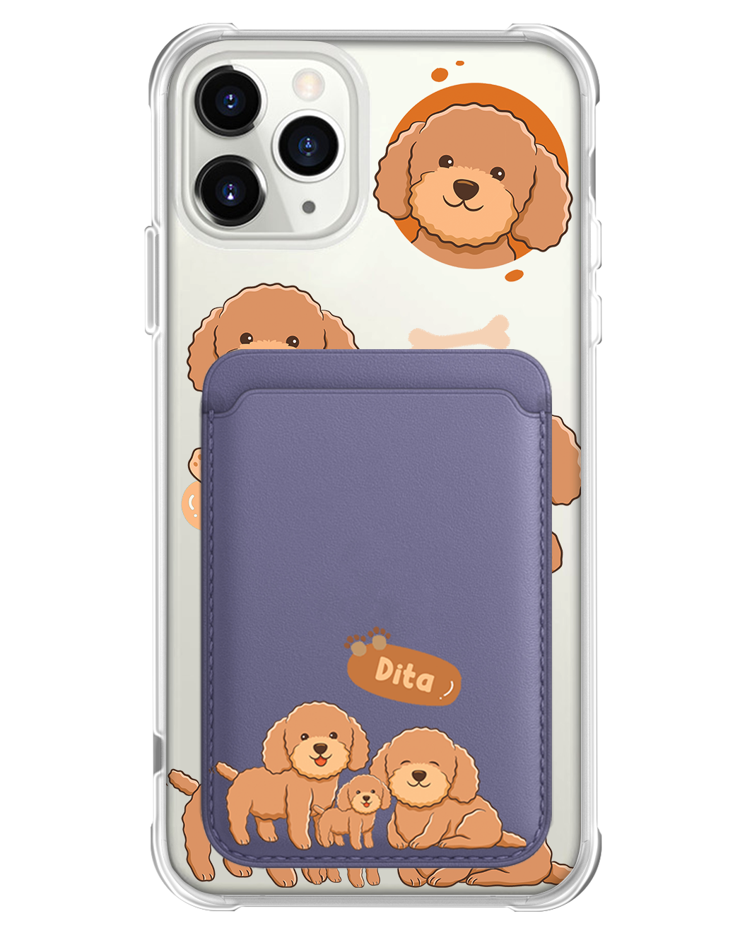 iPhone Magnetic Wallet Case - Poodle Squad 4.0