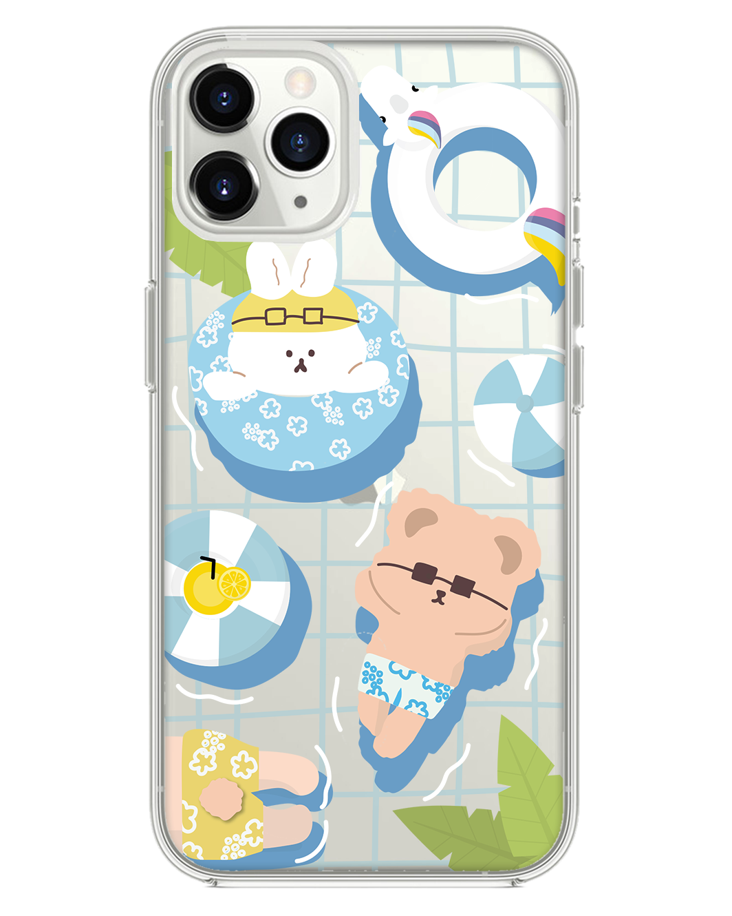 iPhone Rearguard Hybrid - สี Pool Party Blue