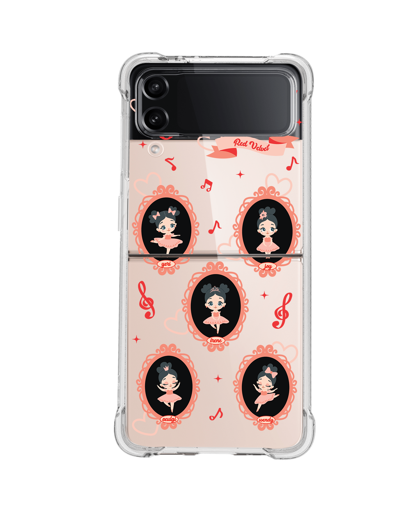 Android Flip / Fold Rearguard Hybrid - Red Velvet Feel My Rhythm